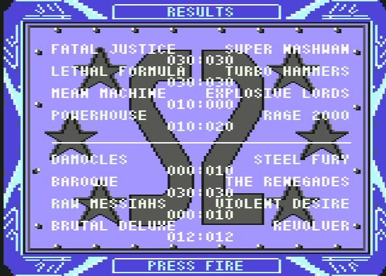 Speedball 2 Screenshot 10 (Commodore 64/128)