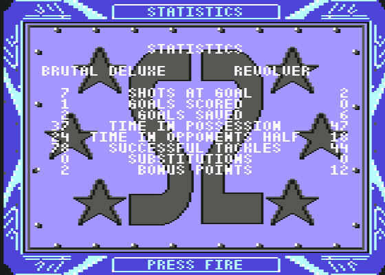 Speedball 2 Screenshot 12 (Commodore 64/128)