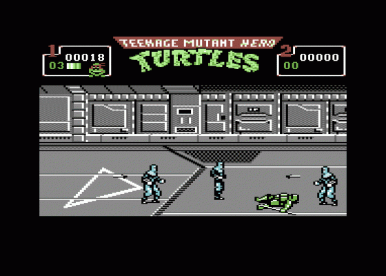 Teenage Mutant Hero Turtles The Coin Op Screenshot 10 (Commodore 64)