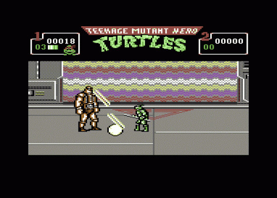 Teenage Mutant Hero Turtles The Coin Op Screenshot 11 (Commodore 64)