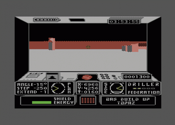 Driller Screenshot 5 (Commodore 64/128)