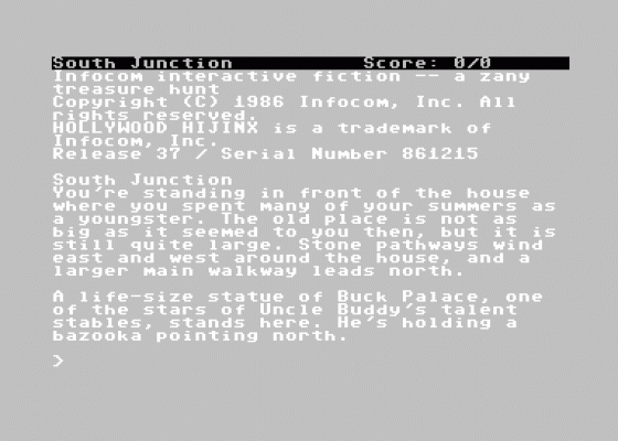 Hollywood Hi-Jinx Screenshot 5 (Commodore 64/128)