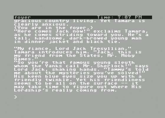 Moonmist Screenshot 7 (Commodore 64/128)