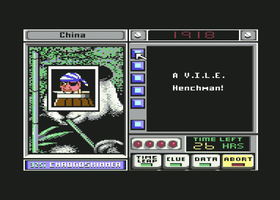 Where In Time Is Carmen Sandiego Screenshot 5 (Commodore 64/128)