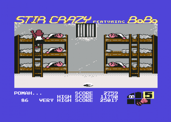 Stir Crazy Featuring Bobo Screenshot 10 (Commodore 64)