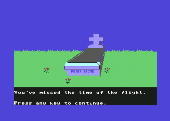 The Inheritance: Panic In Las Vegas Screenshot 19 (Commodore 64/128)