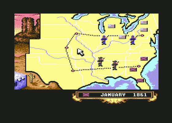 North And South Screenshot 8 (Commodore 64/128)