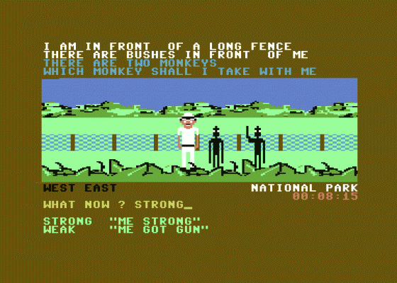 African Safari Screenshot 2 (Commodore 64)