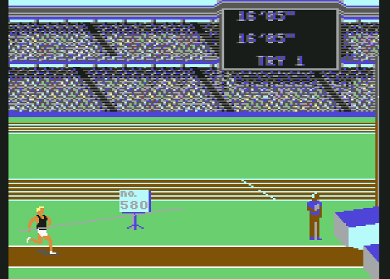 Go For Gold Screenshot 12 (Commodore 64/128)