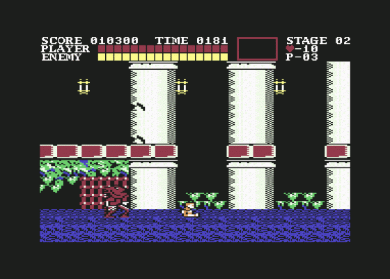 CastleVania Screenshot 5 (Commodore 64/128)