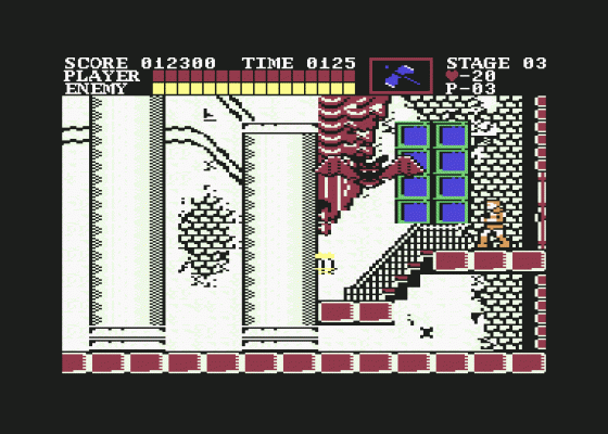 CastleVania Screenshot 7 (Commodore 64/128)