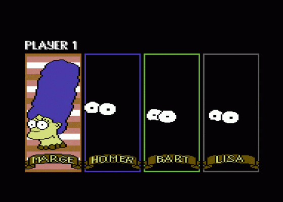 The Simpsons Arcade Game Screenshot 10 (Commodore 64/128)