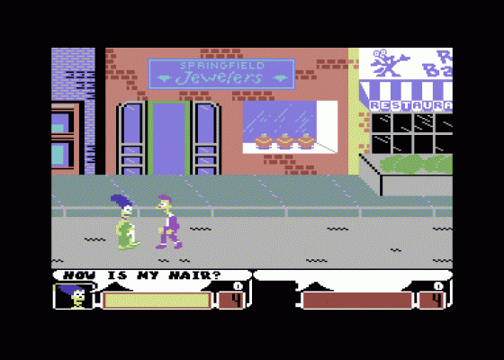 The Simpsons Arcade Game Screenshot 12 (Commodore 64/128)