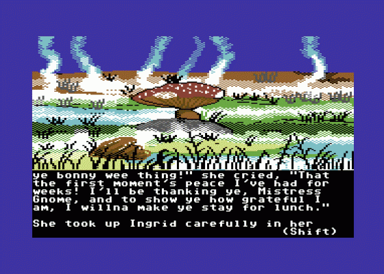 Gnome Ranger Screenshot 12 (Commodore 64/128)