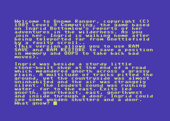 Gnome Ranger Screenshot 18 (Commodore 64/128)
