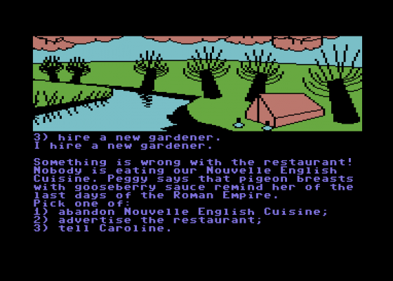 The Archers Screenshot 14 (Commodore 64/128)