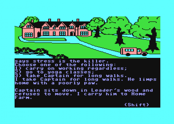 The Archers Screenshot 17 (Commodore 64/128)