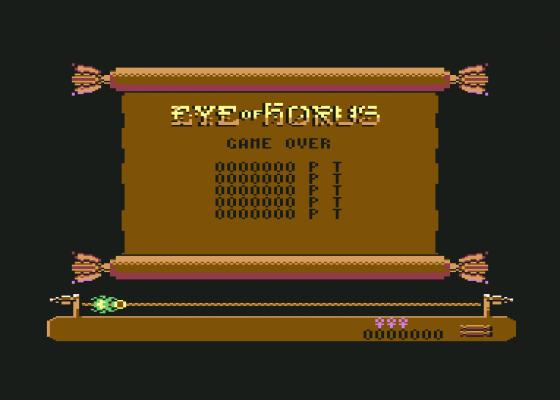 Eye Of Horus Screenshot 8 (Commodore 64)