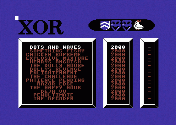 Xor Screenshot 10 (Commodore 64/128)