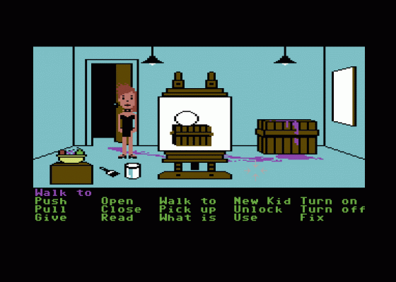 Maniac Mansion Screenshot 7 (Commodore 64/128)