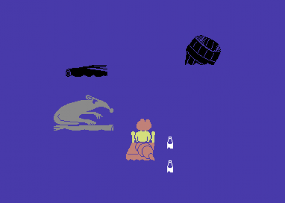 Orm And Cheep: Narrow Squeaks Screenshot 14 (Commodore 64)