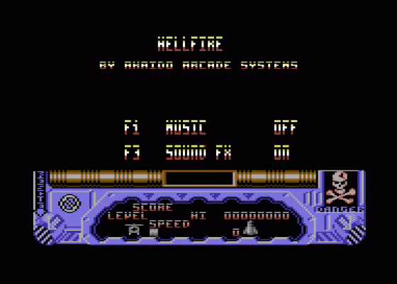 Hellfire Attack Screenshot 7 (Commodore 64)