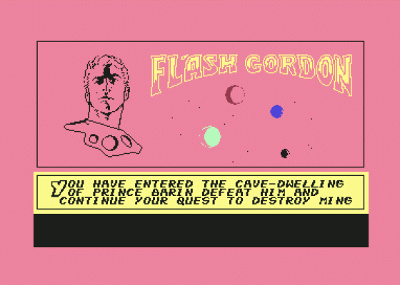 Flash Gordon Screenshot 8 (Commodore 64/128)