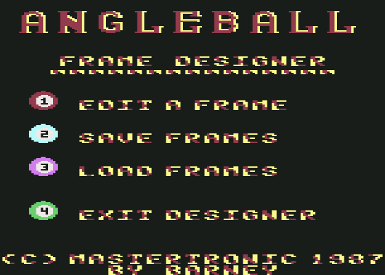 Angle Ball Screenshot 7 (Commodore 64/128)