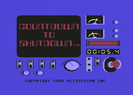 Countdown To Meltdown Screenshot 5 (Commodore 64/128)