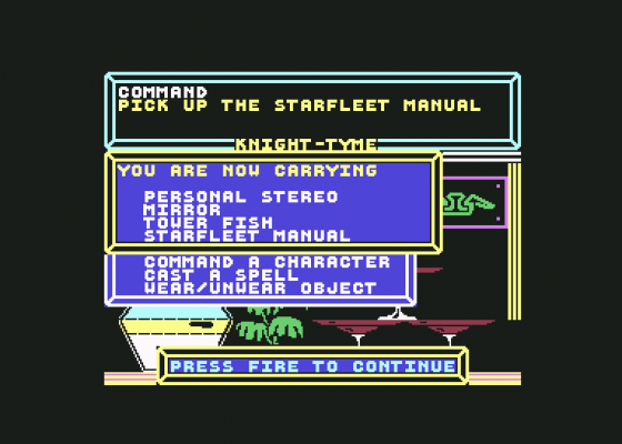 Knight Tyme Screenshot 7 (Commodore 64/128)