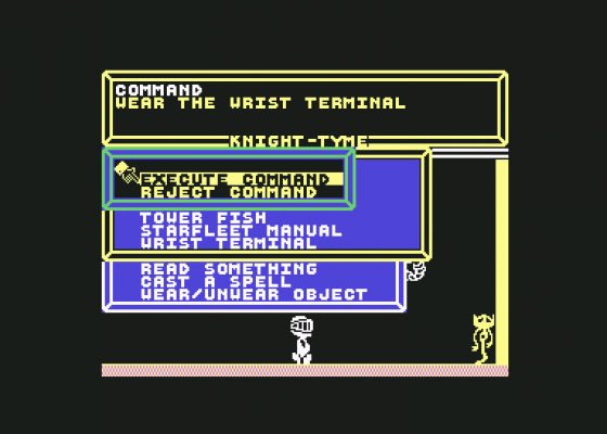Knight Tyme Screenshot 8 (Commodore 64/128)