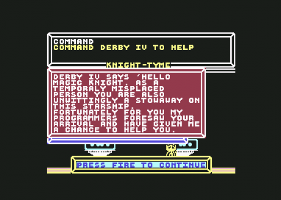 Knight Tyme Screenshot 11 (Commodore 64/128)