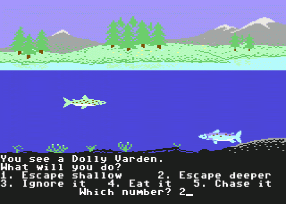 Odell Lake Screenshot 6 (Commodore 64/128)