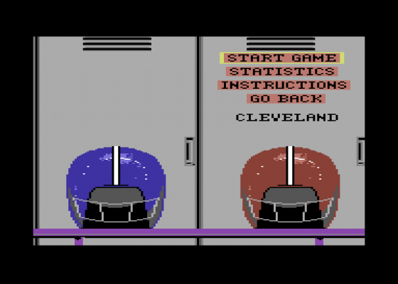 John Elway's Quarterback Screenshot 6 (Commodore 64/128)