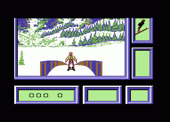 Eddie Edwards Super Ski Screenshot 5 (Commodore 64)