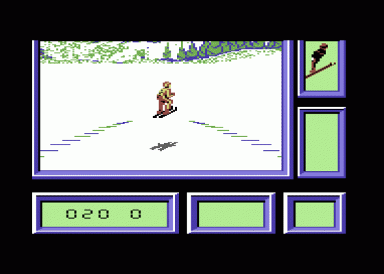 Eddie Edwards Super Ski Screenshot 6 (Commodore 64)