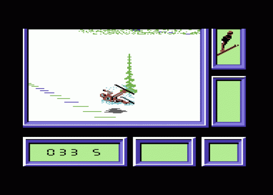 Eddie Edwards Super Ski Screenshot 7 (Commodore 64)