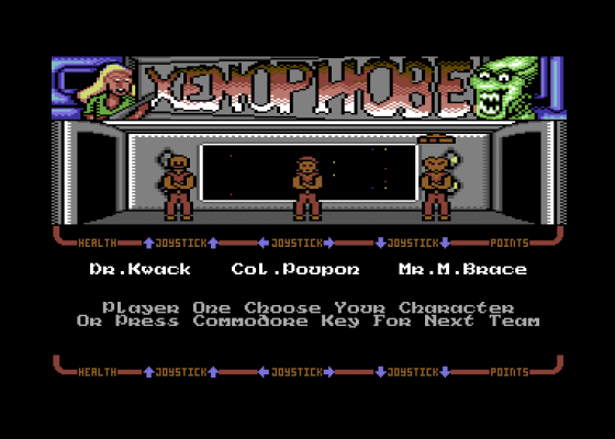 Xenophobe Screenshot 5 (Commodore 64/128)