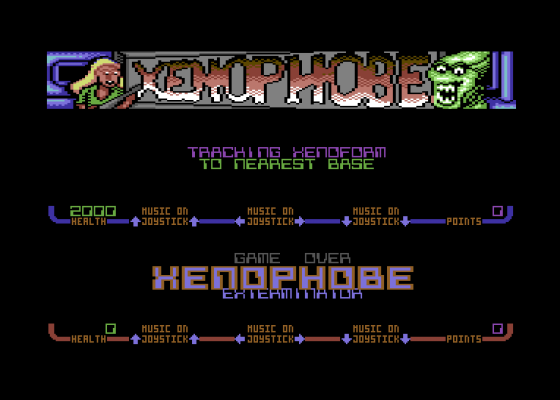 Xenophobe Screenshot 6 (Commodore 64/128)