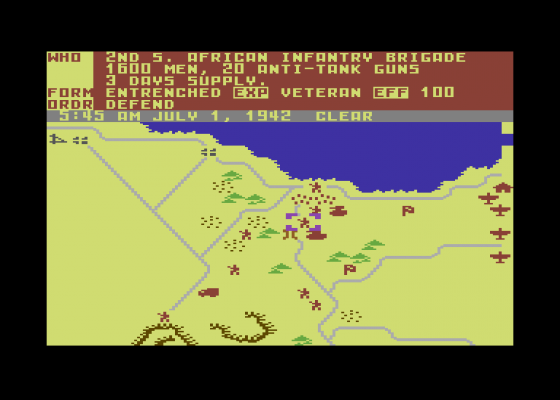 Decision In The Desert Screenshot 5 (Commodore 64)