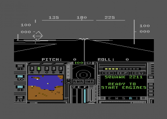 F-19 Stealth Fighter Screenshot 5 (Commodore 64)