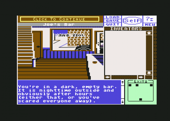 Deja Vu Screenshot 5 (Commodore 64/128)