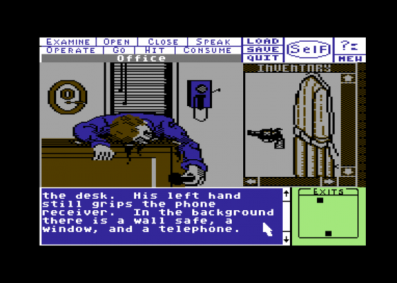 Deja Vu Screenshot 19 (Commodore 64/128)
