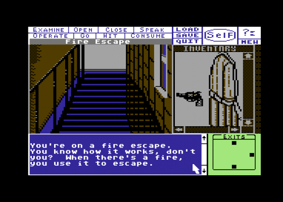Deja Vu Screenshot 20 (Commodore 64/128)