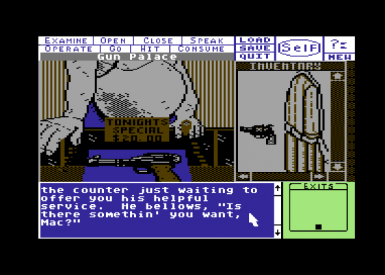 Deja Vu Screenshot 30 (Commodore 64/128)