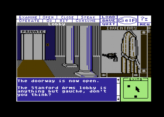 Deja Vu Screenshot 34 (Commodore 64/128)