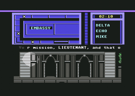 Hostage Rescue Mission (US Version) Screenshot 13 (Commodore 64/128)