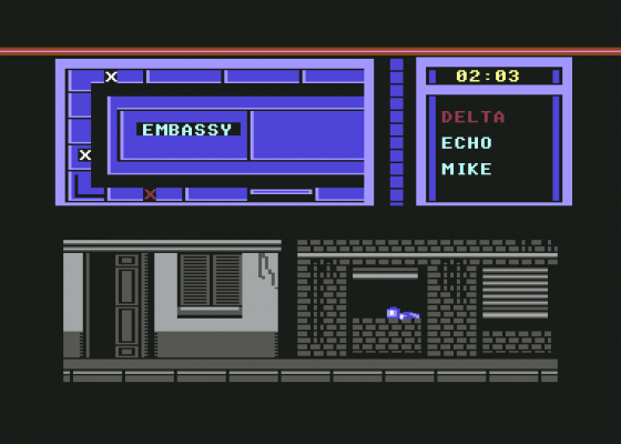 Hostage Rescue Mission (US Version) Screenshot 15 (Commodore 64/128)