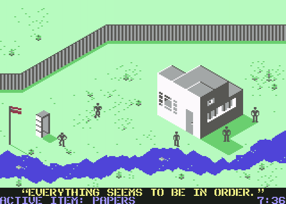 Infiltrator II: The Next Day Screenshot 19 (Commodore 64/128)