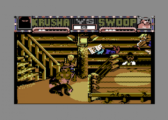 Sgt Slaughters Mat Wars Screenshot 18 (Commodore 64/128)